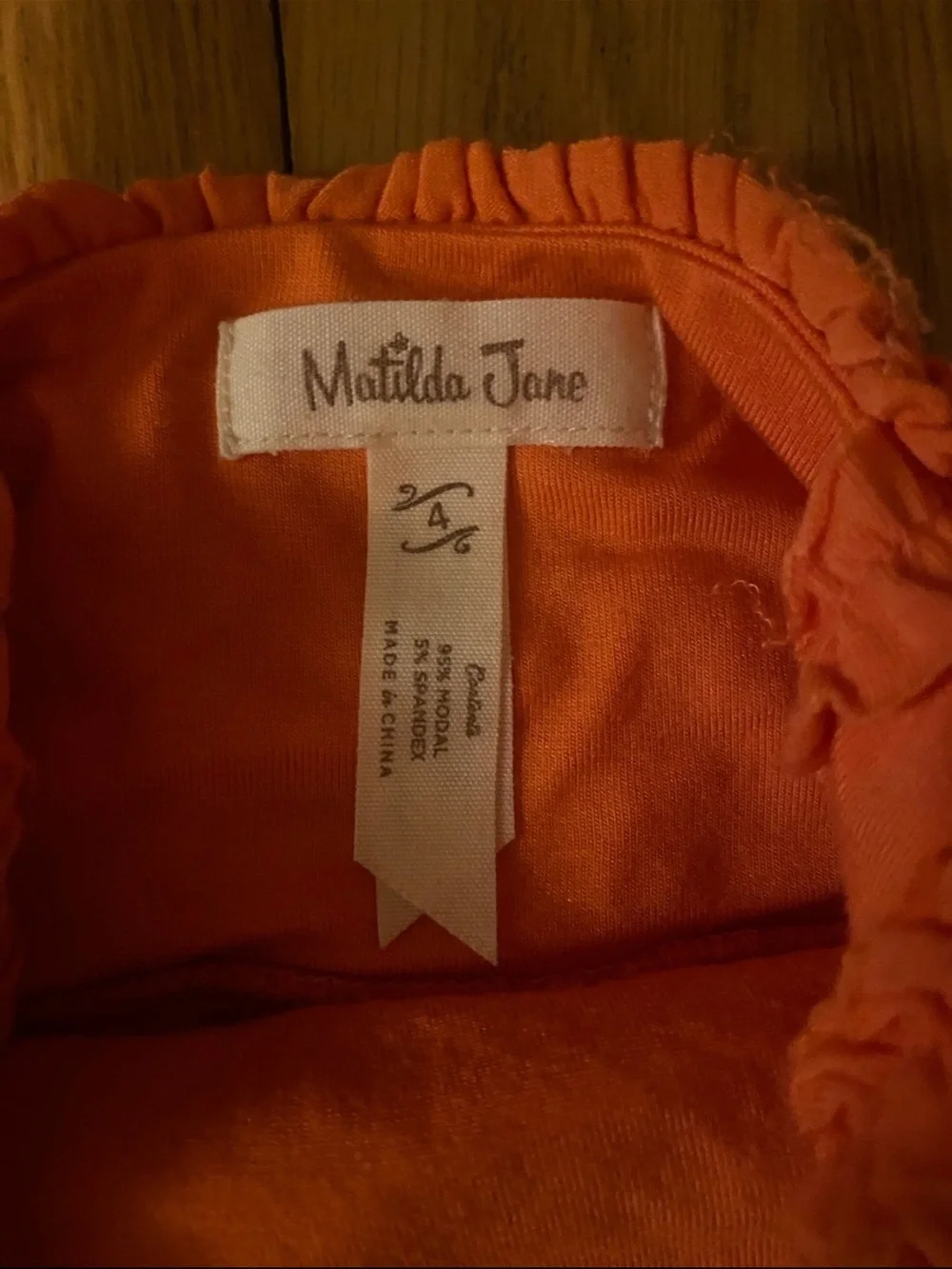 Matilda Jane vibrant orange